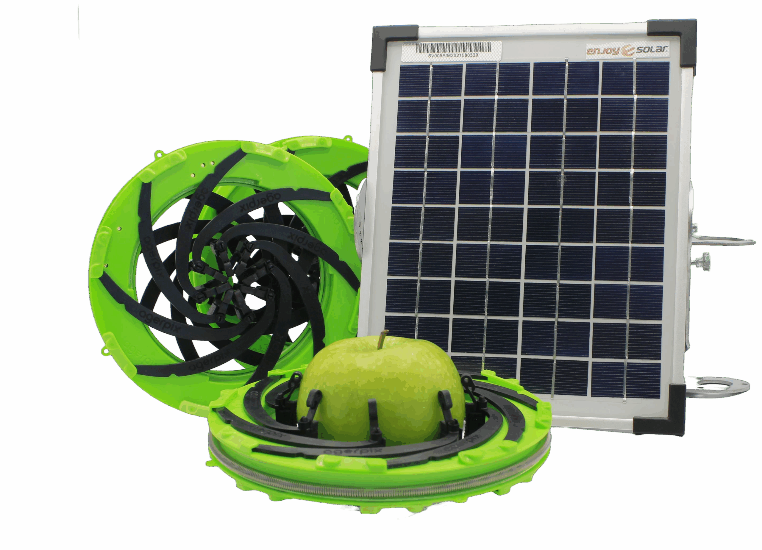 Sensor con gateway y manzana