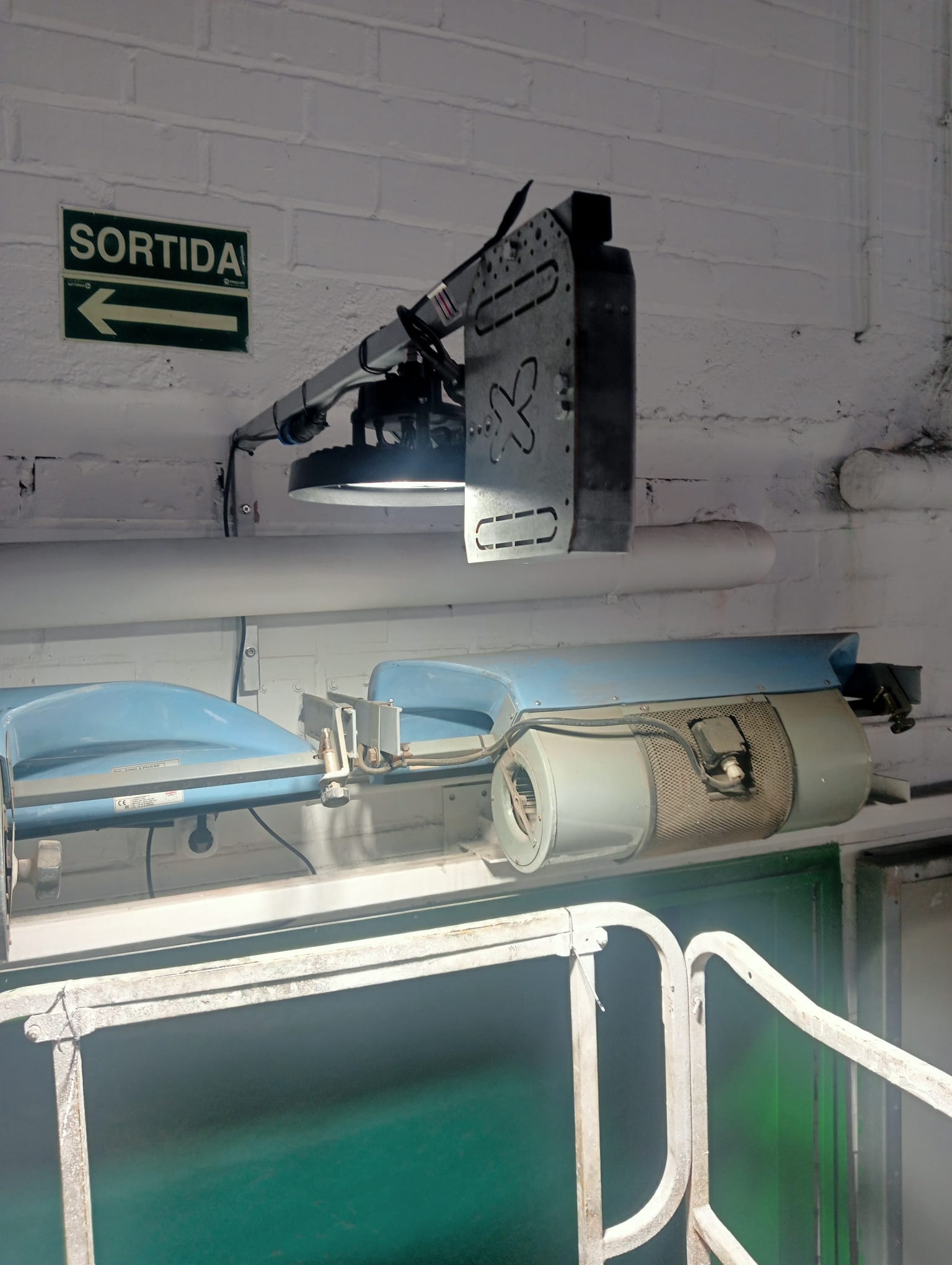 Montaje de ensayos con cámaras RGB y NIR